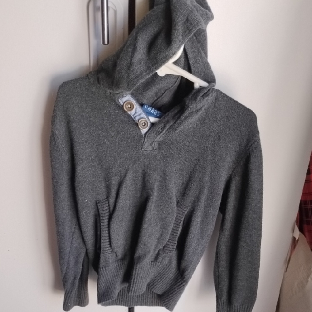 Falls Creek Gray Crewneck Sweater